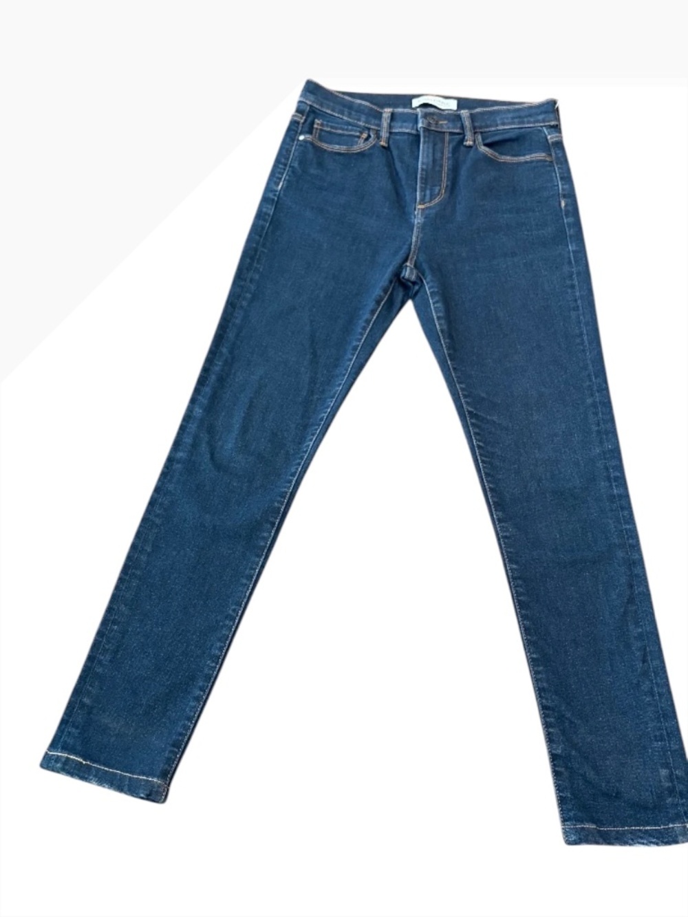 Banana Republic High Rise Skinny Jeans Dark Wash Blue Stretch Denim 26